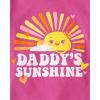 imageThe Childrens Place Baby Girls and Toddler UnicornsButterfliesTrends Short Sleeve Graphic TShirts3 PackTurtleDinoDaddys Sunshine