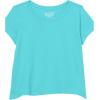 imageThe Childrens Place Baby and Toddler Girls High Low Basic Layering TeeAegean Sea