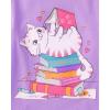imageThe Childrens Place BabyGirls and Toddler SchoolLearning Short Sleeve Graphic TShirts3 PackCat BooksPrincess EraOwl