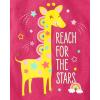 imageThe Childrens Place BabyGirls and Toddler SchoolLearning Short Sleeve Graphic TShirts3 PackCat PaintingGiraffeNear Reading