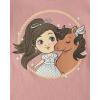 imageThe Childrens Place BabyGirls and Toddler SchoolLearning Short Sleeve Graphic TShirts3 PackHorse Girl