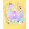 imageThe Childrens Place BabyGirls and Toddler TrendsUnicornsButterflies Short Sleeve Graphic TShirts5 PackGirly Animals