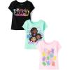 imageThe Childrens Place Baby Girls and Toddler Assorted Everyday Short Sleeve Graphic TShirtsmultipacksDramaGirl WordsGummy Bears 3pack