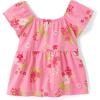 imageThe Childrens Place Baby Girls and Toddler Short Sleeve Flutter ShirtBright Pink