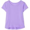 imageThe Childrens Place Baby and Toddler Girls High Low Basic Layering TeeLacrosse Violet