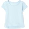 imageThe Childrens Place Baby and Toddler Girls High Low Basic Layering TeeParty Blue