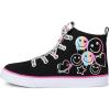 imageThe Childrens Place Girls Casual Lace Up Hi Top SneakersDoodle Icons