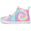 imageThe Childrens Place Girls Casual Lace Up Hi Top SneakersTie Dye Swirl