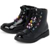 imageThe Childrens Place Girls Lace Up Combat BootsBlack Beaded