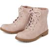 imageThe Childrens Place Girls Lace Up Combat BootsPink Quilted