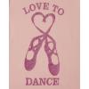 imageThe Childrens Place Girls UnicornsSportsButterflies Long Sleeve Graphic TShirts2 PackBallerinasLove to Dance