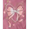 imageThe Childrens Place Girls UnicornsSportsButterflies Long Sleeve Graphic TShirts2 PackBow HeartRainbow Butterfly