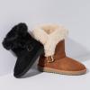 imageThe Childrens Place Girls Warm Lightweight Winter BootBlack