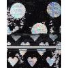 imageThe Childrens Place Kids Preschool Elementary Backpack for Boys and GirlsMetallic Black Sequin Dot