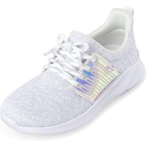 imageThe ChildrenS Place Girls Casual Lace Up Running SneakersWhite