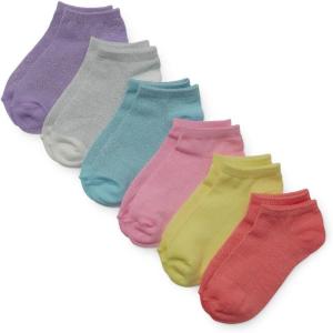 imageThe Childrens Place Boys Big 6 Pack Ankle SocksMulti Clr 6054