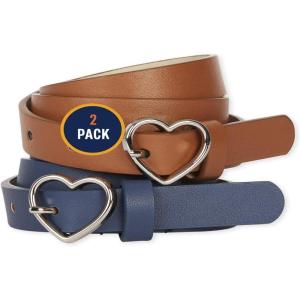 imageThe Childrens Place Girls Uniform Belt 2PackNavy