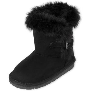 imageThe Childrens Place Girls Warm Lightweight Winter BootBlack