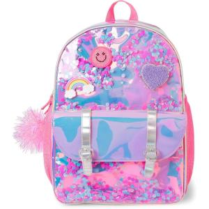 imageThe Childrens Place Kids Preschool Elementary Backpack for Boys and GirlsPink Confetti Shaker