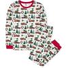 imageThe Childrens Place Family Matching Christmas and Holiday Pajama Sets CottonXmas Truck Allover