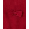 imageThe Childrens Place Baby and Toddler Girls Long Sleeve Sweater DressRed Bows
