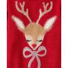 imageThe Childrens Place Baby and Toddler Girls Long Sleeve Sweater DressRed Reindeer