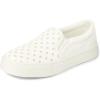 imageThe Childrens Place Girls Casual Slip on Platform ShoesPerforated White