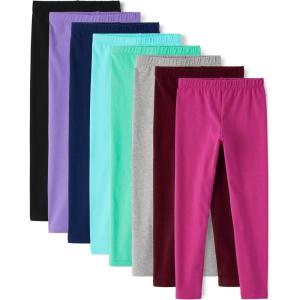 imageThe Childrens Place Girls Printed Leggings 2PackSolid Colors 8pack