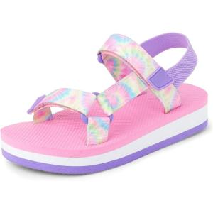 imageThe Childrens Place girls Girls Sporty Sandals With Adjustable StrapsTie Dye Multi
