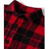 imageThe Childrens Place BabyBoys and Toddler Long Sleeve Plaid Flannel Button Up ShirtRed Buffalo Plaid