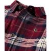 imageThe Childrens Place BabyBoys and Toddler Long Sleeve Plaid Flannel Button Up ShirtRedwood Plaid