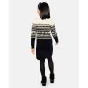 imageThe Childrens Place Girls Long Sleeve Sweater DressBlack Farisle