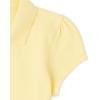 imageThe Childrens Place Girls Short Sleeve Ruffle Pique PoloPale Sun Single