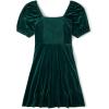 imageThe Childrens Place Womens Short Sleeve Holiday DressBalt Green Velour