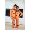 imageThe Childrens Place unisexbaby And Kids Sibling Matching Holiday Pajama Sets CottonPumpkin 2 Piece
