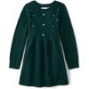 imageThe Childrens Place Girls Long Sleeve Sweater DressBalt Green Pearl