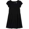 imageThe Childrens Place Girls Short Sleeve Ponte DressBlack