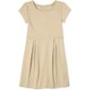 imageThe Childrens Place Girls Short Sleeve Ponte DressSandy