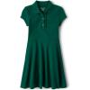 imageThe Childrens Place Girls Short Sleeve Ruffle Polo DressSpruceshad
