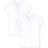 imageThe Childrens Place boys Short Sleeve Soft Jersey Knit PolomultipacksWhite 2pack