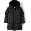 imageThe Childrens Place girls Medium Weight Long Puffer Jacket Windresistant WaterresistantBlack
