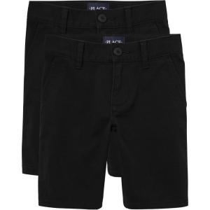 imageThe ChildrenS Place Girls Chino ShortsBlack 2pack