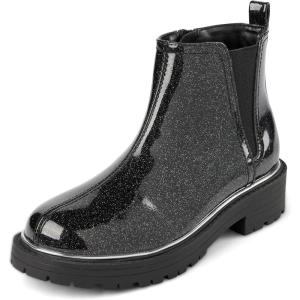 imageThe Childrens Place Girls Ankle BootGlitter Black