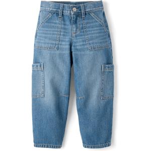 imageThe Childrens Place Girls Barrel Leg JeansOrchard Wash