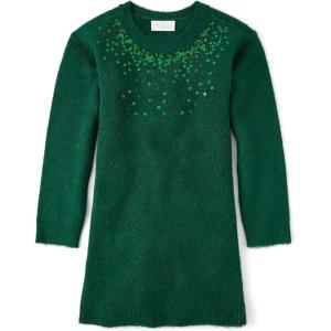 imageThe Childrens Place Girls Long Sleeve Sweater DressBeaded Spruceshad