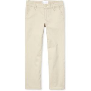 imageThe Childrens Place Girls Uniform Bootcut Chino PantsBiquit