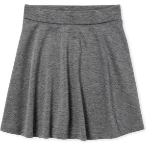 imageThe Childrens Place Girls Uniform Pleated SkortDk Heather Gray Single