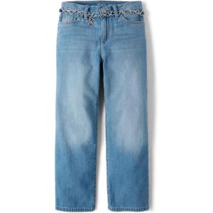 imageThe Childrens Place Girls Wide Leg JeansValley Wash