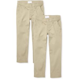 imageThe Childrens Place Stretch Bootcut Chino PantsmultipacksSandy 2pack