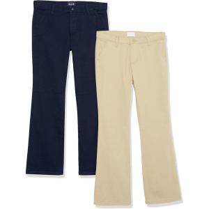 imageThe Childrens Place Stretch Bootcut Chino PantsmultipacksTidalSandy 2pack